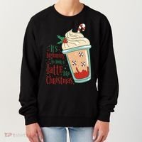 It's Beginning To Look A Latte Like Christmas Women's Sweatshirt thumb 0