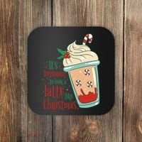 It's Beginning To Look A Latte Like Christmas Coaster thumb 0