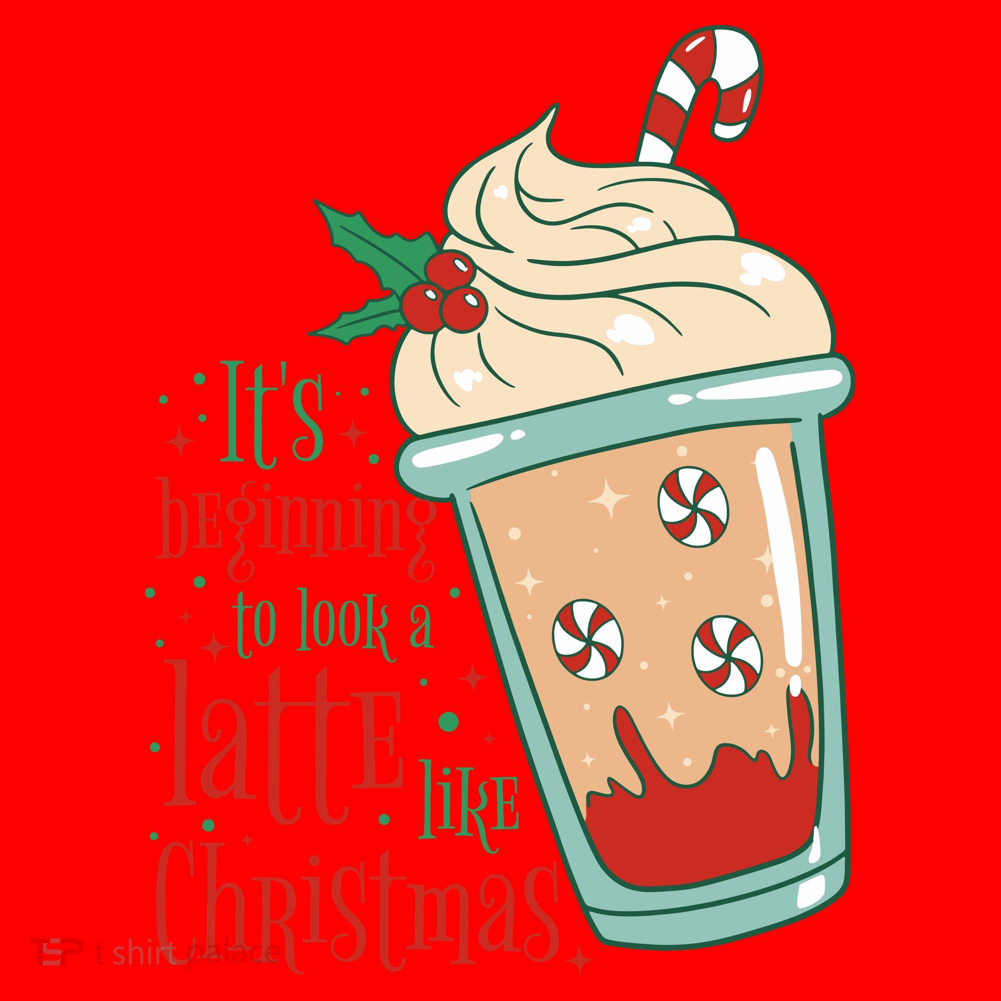 It's Beginning To Look A Latte Like Christmas Santa Hat