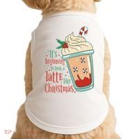 It's Beginning To Look A Latte Like Christmas Doggie Tank thumb 0