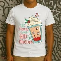It's Beginning To Look A Latte Like Christmas T-Shirt thumb 3