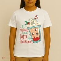 It's Beginning To Look A Latte Like Christmas T-Shirt thumb 4