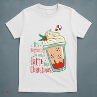 It's Beginning To Look A Latte Like Christmas T-Shirt thumb 5