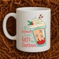 It's Beginning To Look A Latte Like Christmas Coffee Mug thumb 2