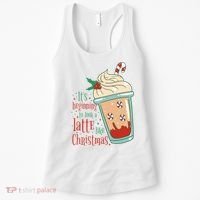 It's Beginning To Look A Latte Like Christmas Women's Tank Top thumb 0