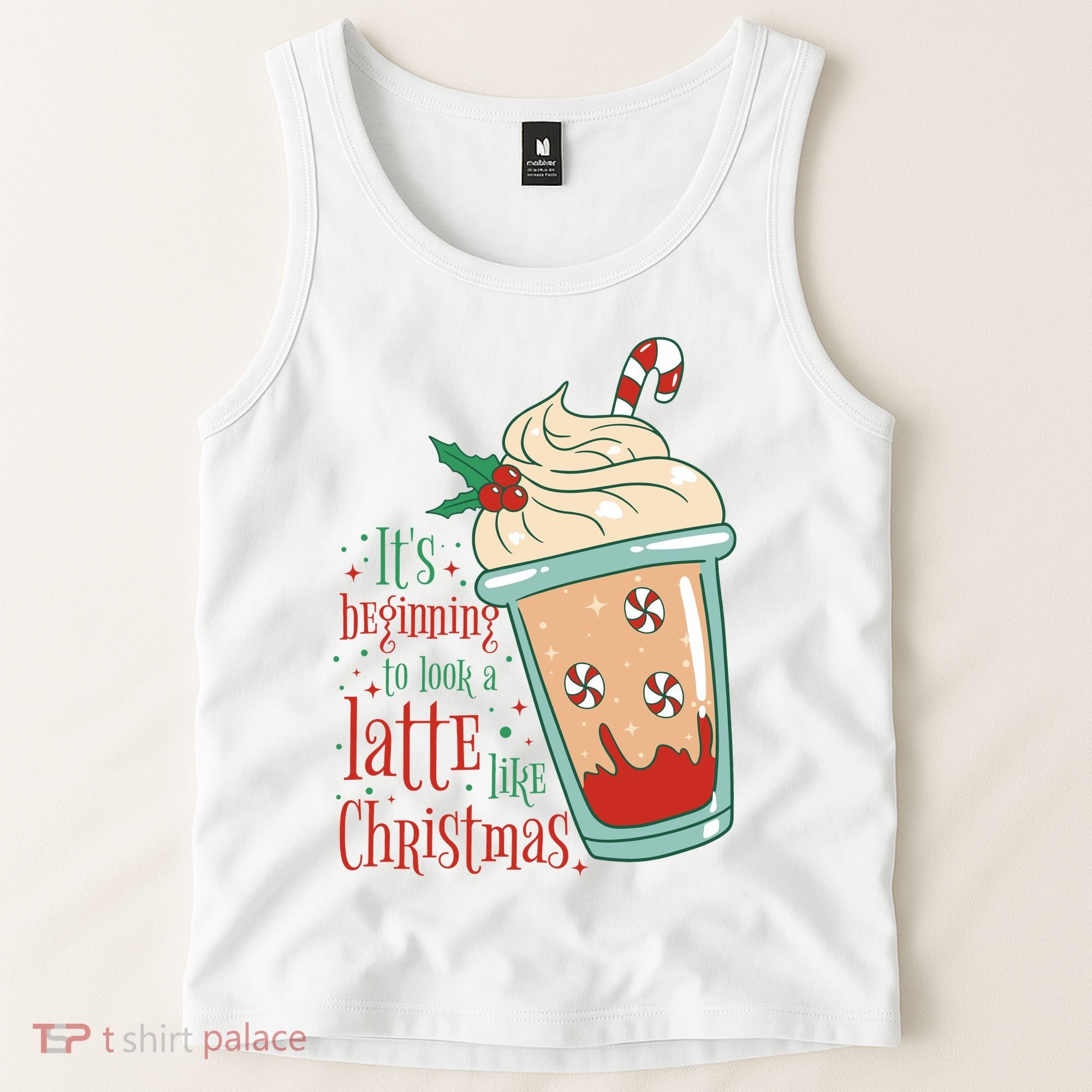 It's Beginning To Look A Latte Like Christmas Tank Top