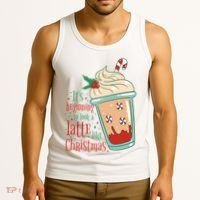 It's Beginning To Look A Latte Like Christmas Tank Top thumb 3
