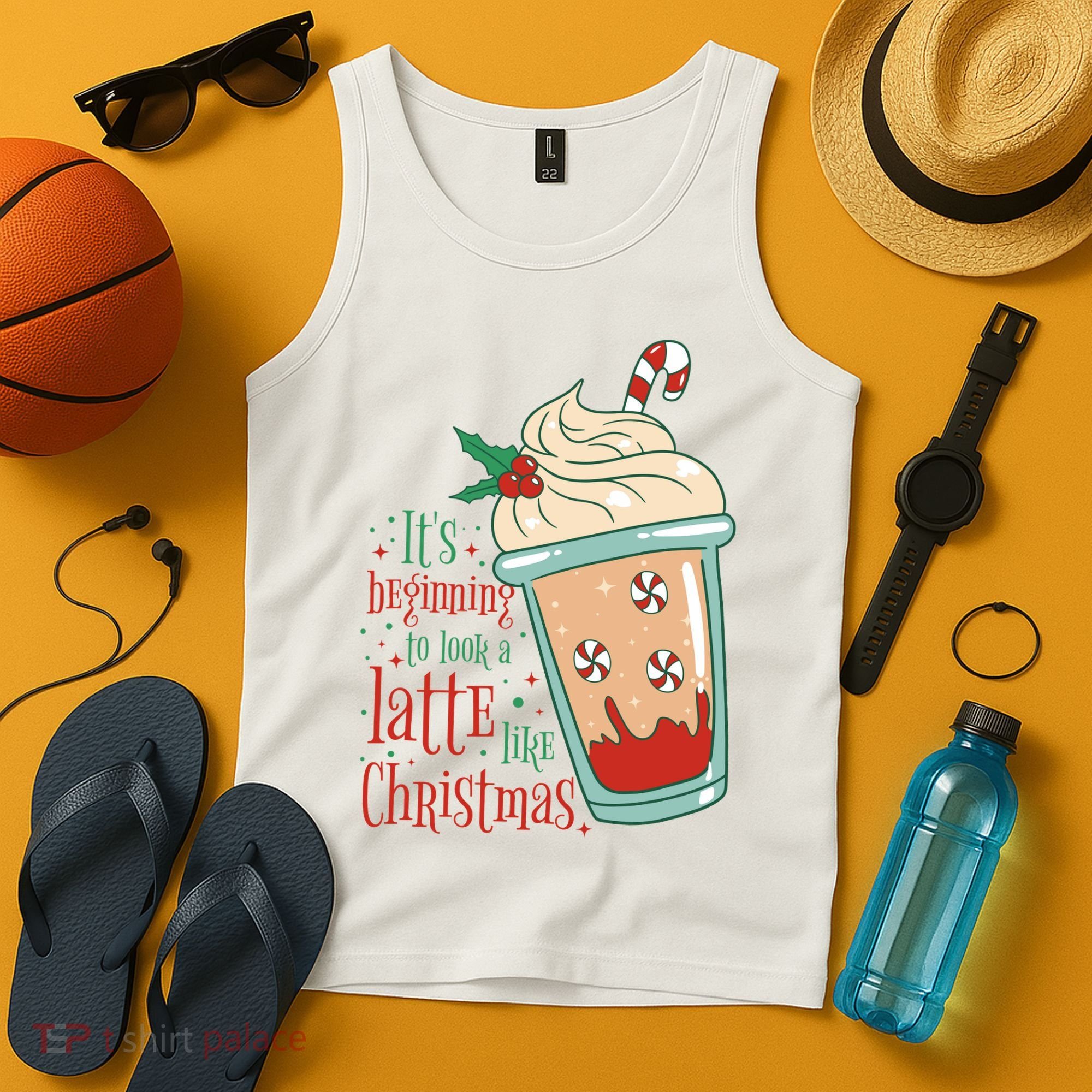 It's Beginning To Look A Latte Like Christmas Tank Top
