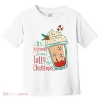 It's Beginning To Look A Latte Like Christmas Toddler T-Shirt thumb 0