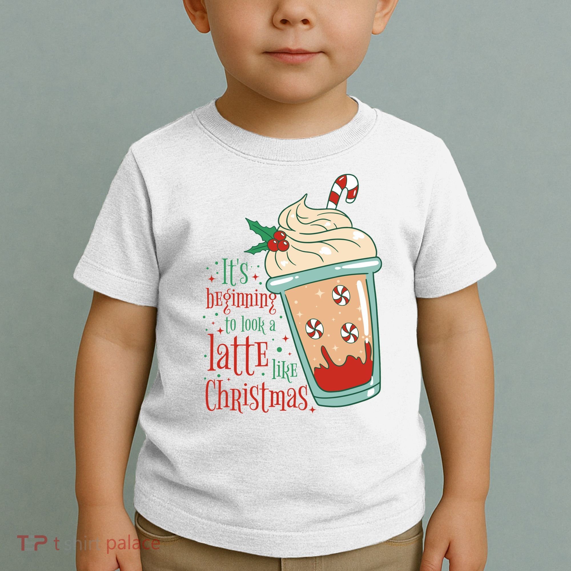 It's Beginning To Look A Latte Like Christmas Toddler T-Shirt