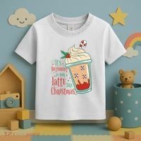 It's Beginning To Look A Latte Like Christmas Toddler T-Shirt thumb 3