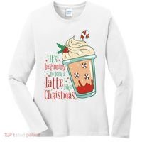 It's Beginning To Look A Latte Like Christmas Women's Long Sleeve Shirt thumb 0