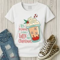 It's Beginning To Look A Latte Like Christmas Women's T-Shirt thumb 3