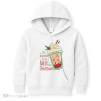 It's Beginning To Look A Latte Like Christmas Kids Hoodie thumb 0