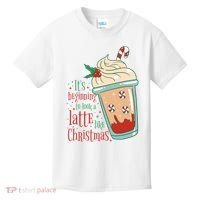 It's Beginning To Look A Latte Like Christmas Kids T-Shirt thumb 0