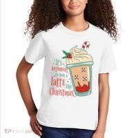 It's Beginning To Look A Latte Like Christmas Kids T-Shirt thumb 2