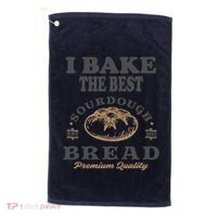 I Bake The Best Sourdough Bread Bakery Baker Golf Towel thumb 0