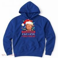 ItS Beginning To Look A Lot Like I Told You So Trump Xmas Gift Hoodie thumb 0