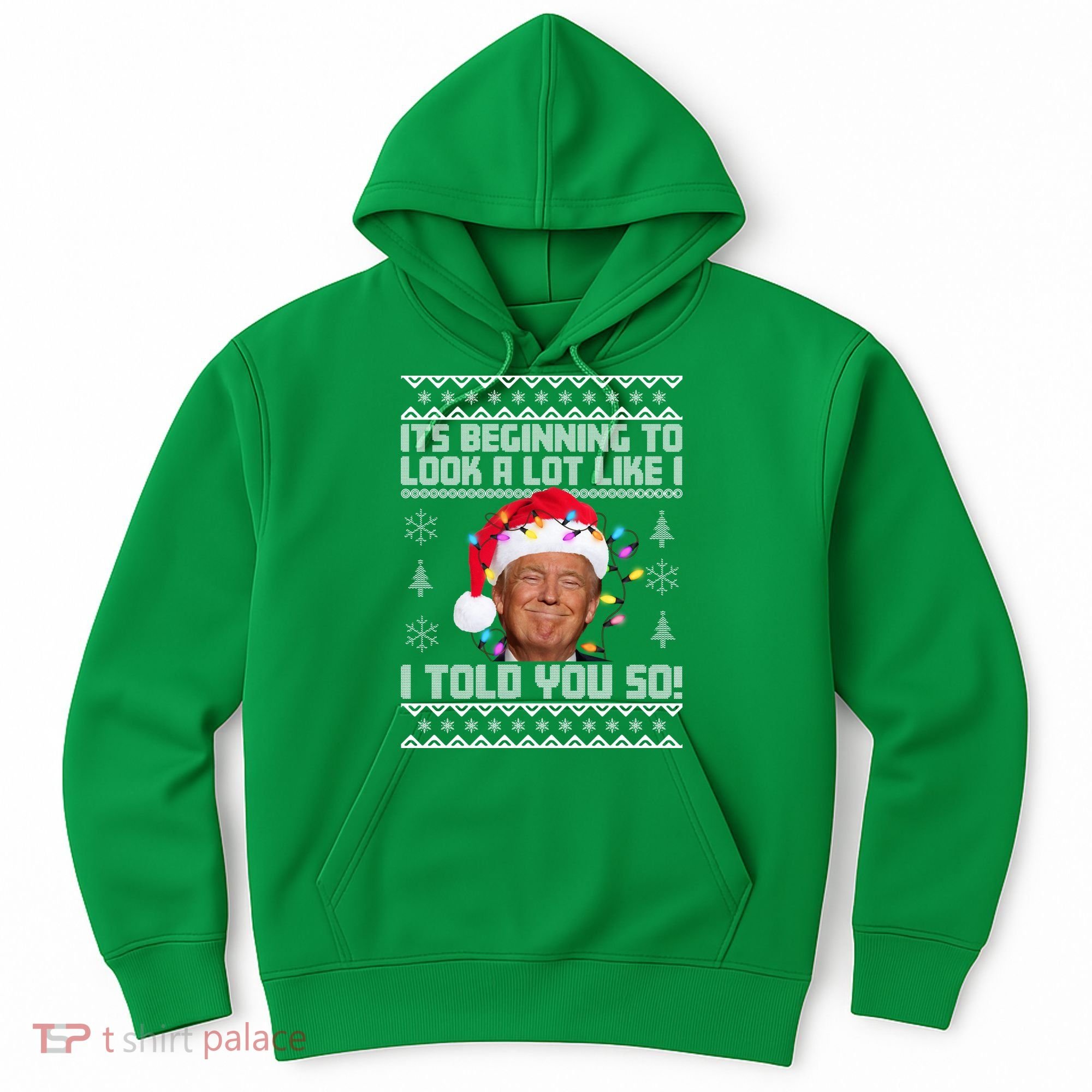 Its Beginning To Look A Like I Told You So Ugly Christmas Hoodie