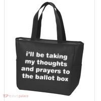 I’ll Be Taking My Thoughts And Prayers To The Ballot Box Tote Bag thumb 3