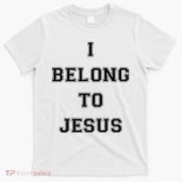 I Belong To Jesus Christian Gym Apparel Christian Dad T-Shirt thumb 0