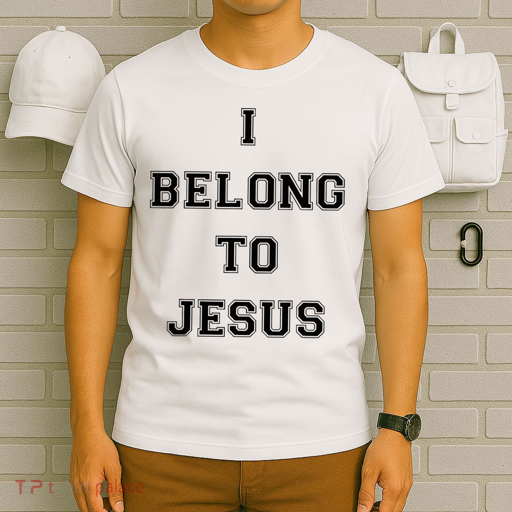 I Belong To Jesus Christian Gym Apparel Christian Dad T-Shirt