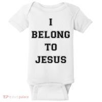 I Belong To Jesus Christian Gym Apparel Christian Dad Baby Bodysuit thumb 0