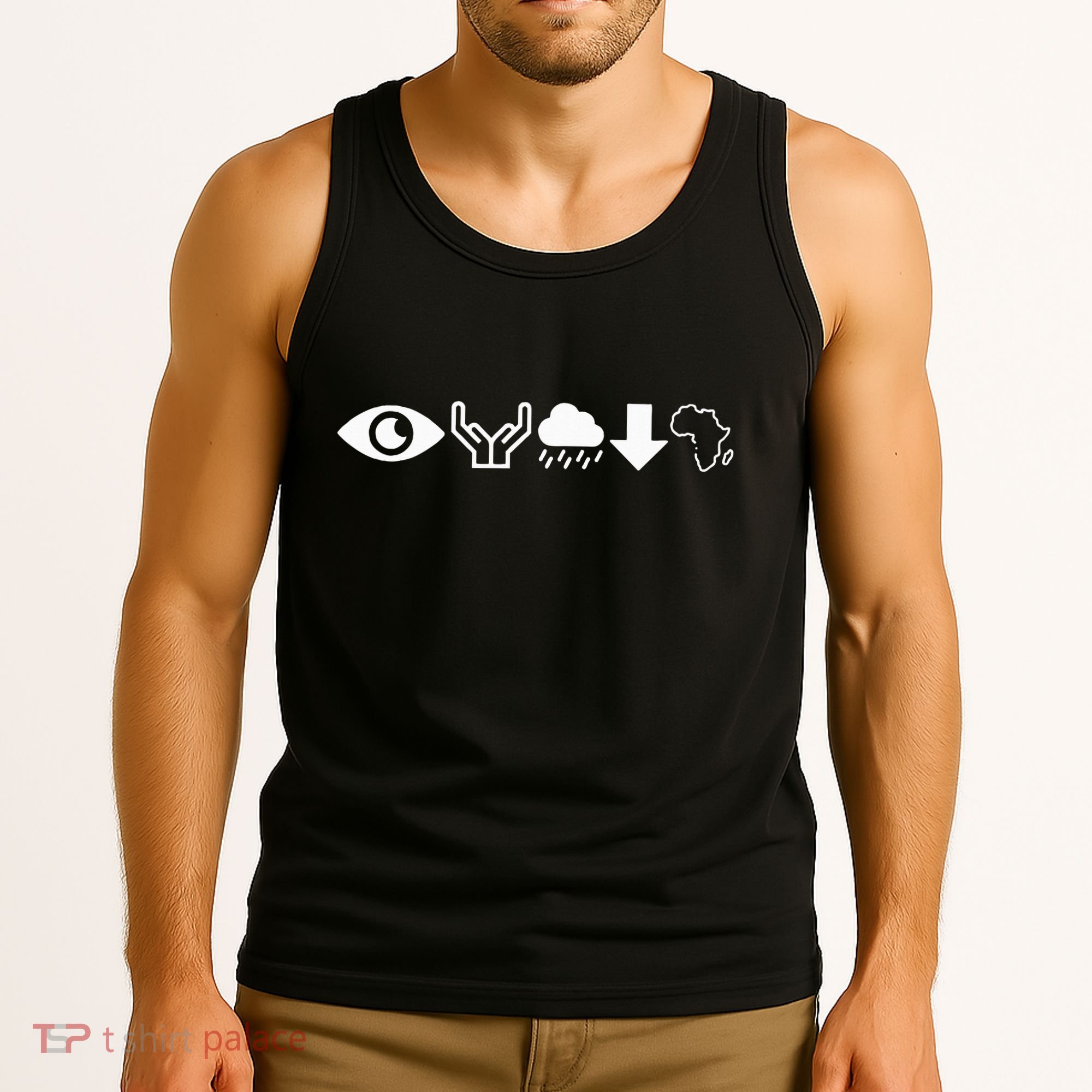 I Bless The Rain Down In Africa African Tank Top