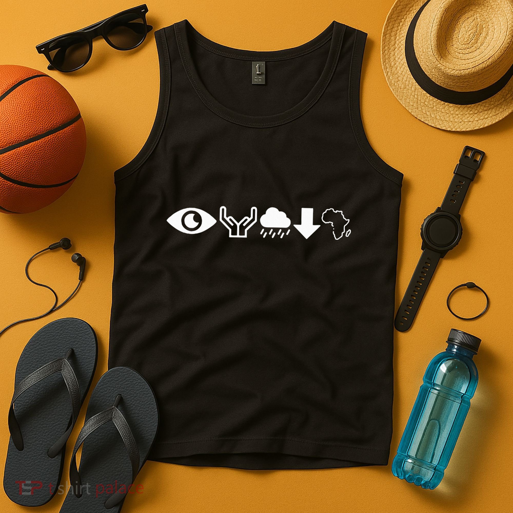 I Bless The Rain Down In Africa African Tank Top
