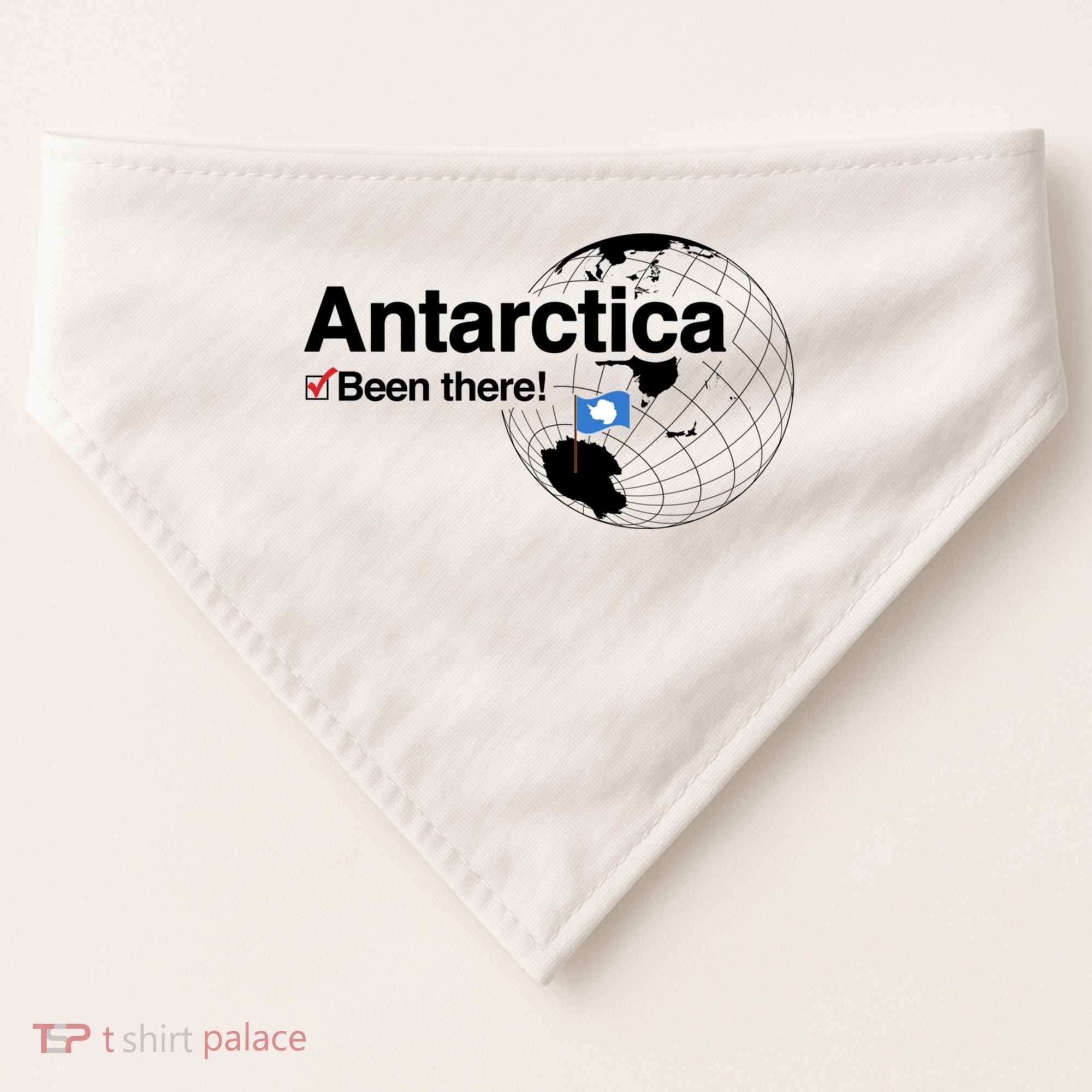 I've Been There Antarctica Gift USA-Made Doggie Bandana