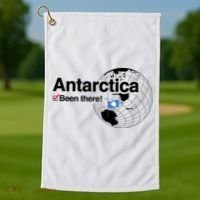 I've Been There Antarctica Gift Golf Towel thumb 1