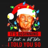 ItS Beginning To Look A Lot Like I Told You So Trump Xmas Women's Hoodie thumb 2