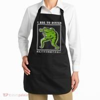 I Beg To Differ Frog Japanese Apron thumb 2