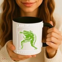 I Beg To Differ Frog Japanese Coffee Mug thumb 3