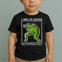 I Beg To Differ Frog Japanese Toddler T-Shirt thumb 2
