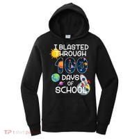 I Blasted Through 100 Days Of School Galaxy Women's Hoodie thumb 0