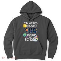 I Blasted Through 100 Days Of School Galaxy Hoodie thumb 0