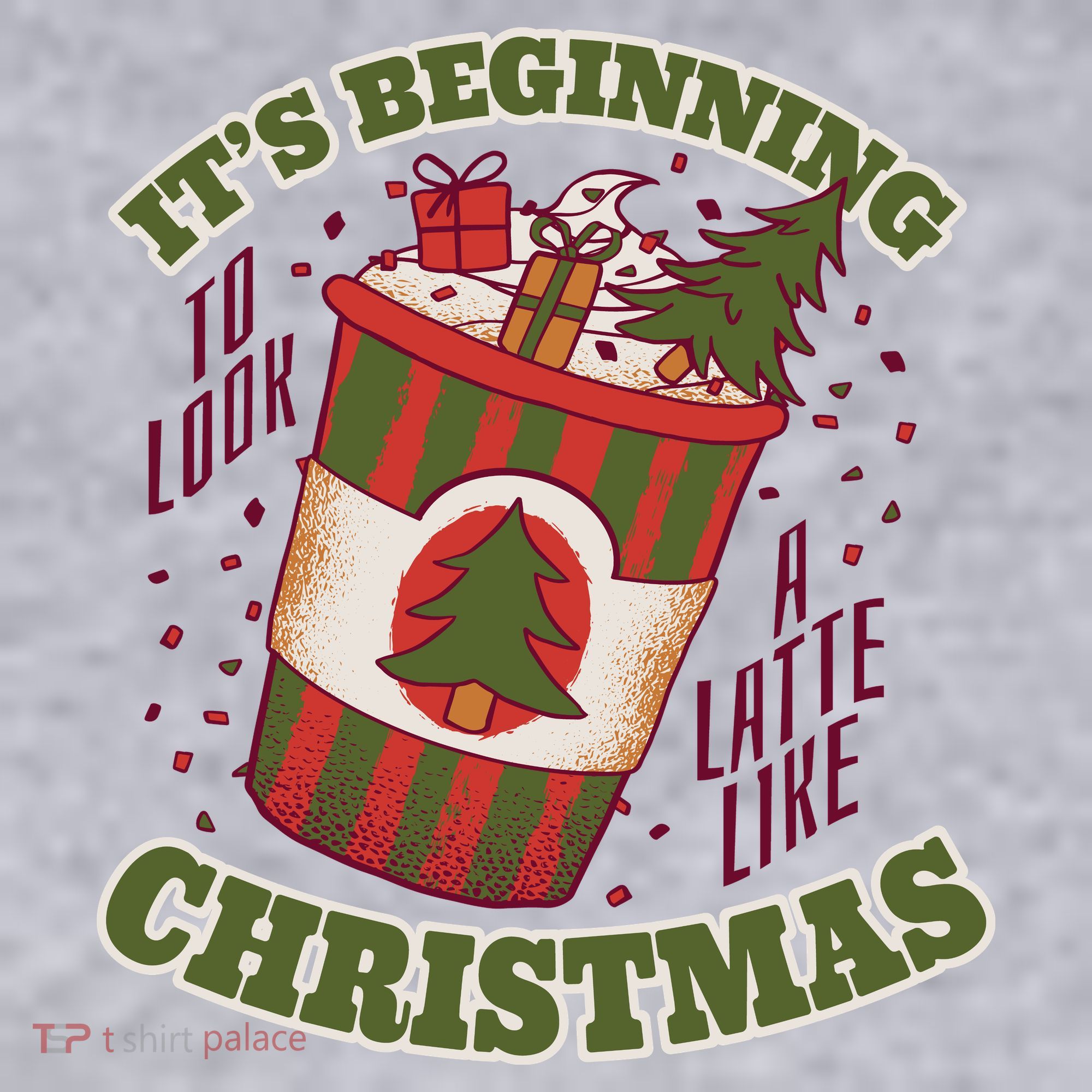 It's Beginning To Look A Latte Like Christmas Caffeine Lover Women's Sweatshirt