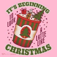 It's Beginning To Look A Latte Like Christmas Caffeine Lover Coaster thumb 2