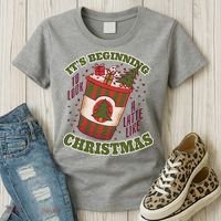 It's Beginning To Look A Latte Like Christmas Caffeine Lover Women's T-Shirt thumb 3