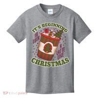 It's Beginning To Look A Latte Like Christmas Caffeine Lover Kids T-Shirt thumb 0