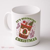 It's Beginning To Look A Latte Like Christmas Caffeine Lover Coffee Mug thumb 0