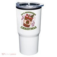 It's Beginning To Look A Latte Like Christmas Caffeine Lover Tumbler thumb 0