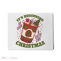 It's Beginning To Look A Latte Like Christmas Caffeine Lover Mousepad thumb 0