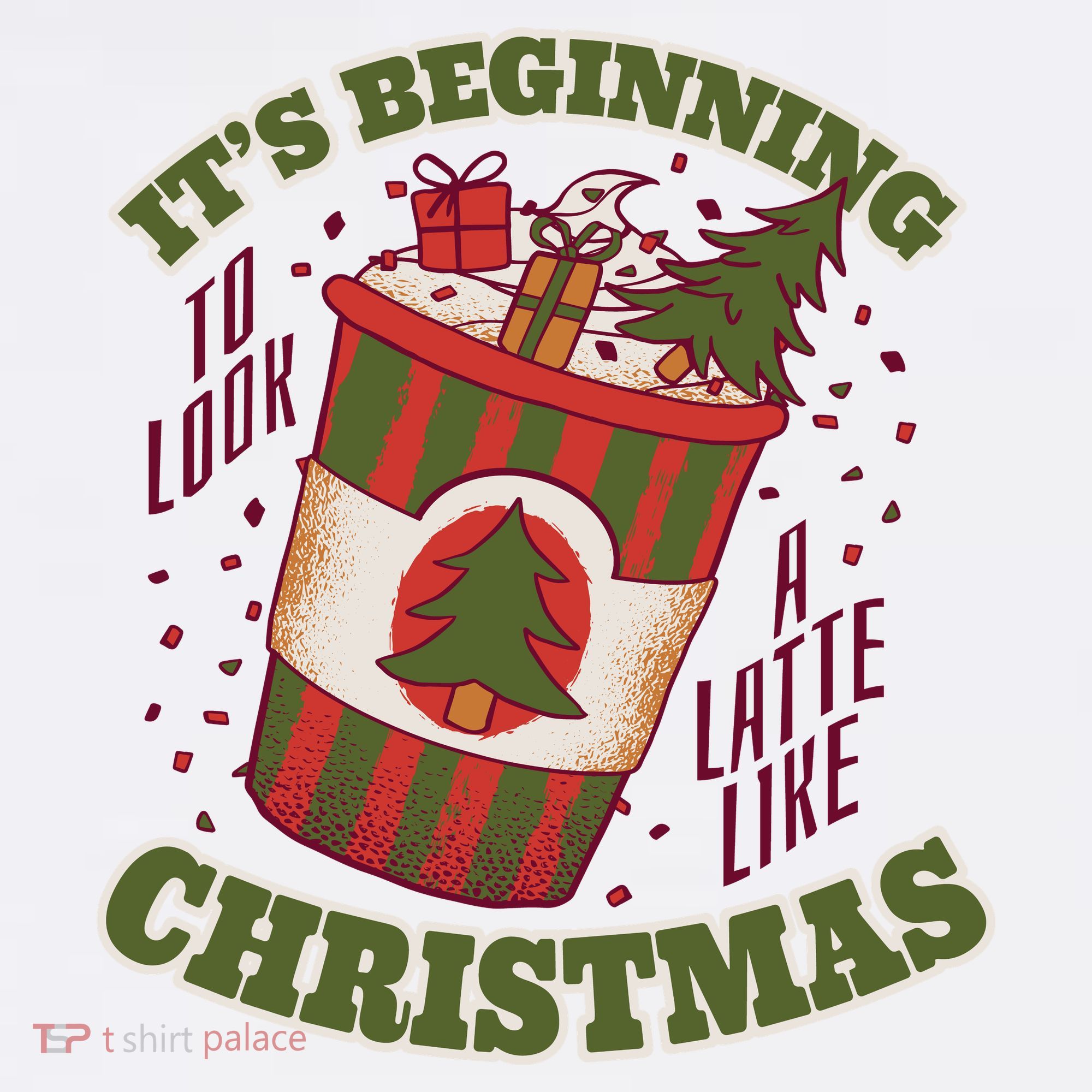 It's Beginning To Look A Latte Like Christmas Caffeine Lover Ornament