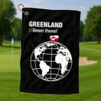 IVe Been There Greenland Golf Towel thumb 1