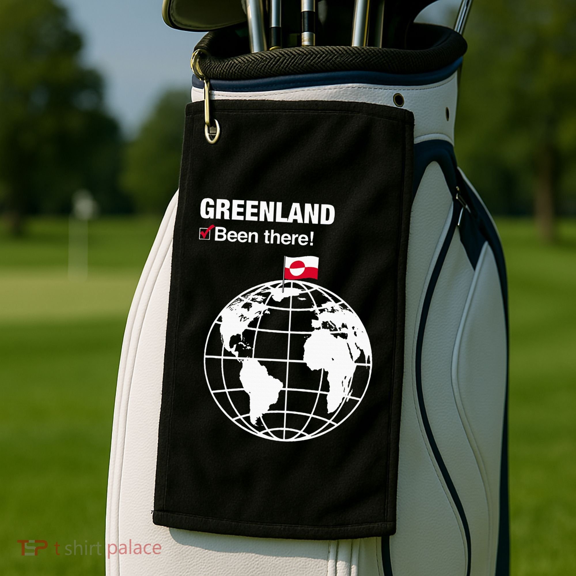 IVe Been There Greenland Golf Towel