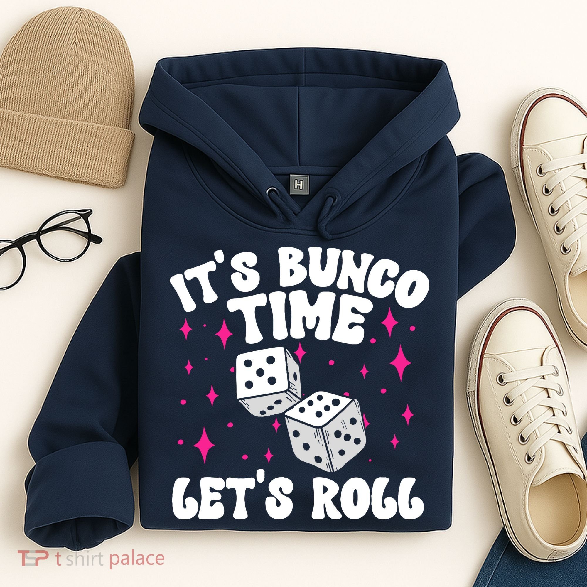 ItS Bunco Time Bunco Game Hoodie