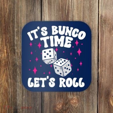 ItS Bunco Time Bunco Game Coaster