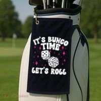 ItS Bunco Time Bunco Game Golf Towel thumb 2